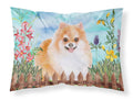 Pomeranian #2 Spring Standard Pillowcase Lightweight Super Soft Easy Care Decorative Artwork Pillowcase, Standard