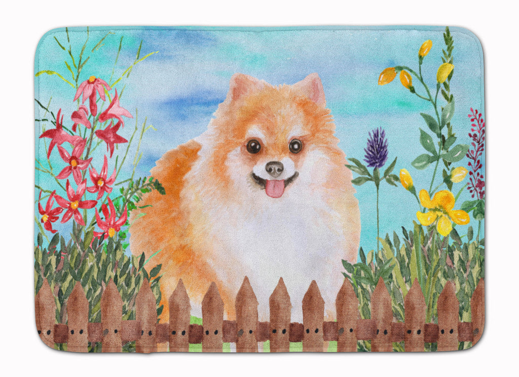 Pomeranian #2 Spring Memory Foam Kitchen Mat Machine Washable Anti-Fatigue Cushion Comfort Bath or Kitchen Rug
