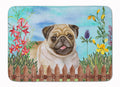 Fawn Pug Spring Memory Foam Kitchen Mat Machine Washable Anti-Fatigue Cushion Comfort Bath or Kitchen Rug