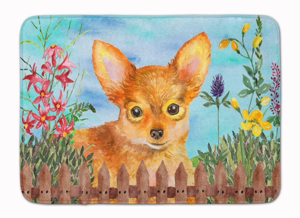 Toy Terrier Spring Memory Foam Kitchen Mat Machine Washable Anti-Fatigue Cushion Comfort Bath or Kitchen Rug