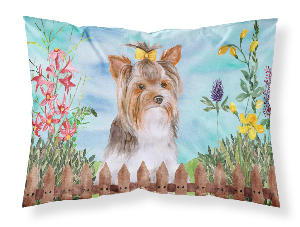 Yorkshire Terrier #2 Spring Standard Pillowcase Lightweight Super Soft Easy Care Decorative Artwork Pillowcase, Standard