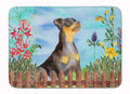 Miniature Pinscher #2 Spring Memory Foam Kitchen Mat Machine Washable Anti-Fatigue Cushion Comfort Bath or Kitchen Rug