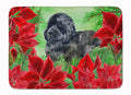 Newfoundland Poinsettas Memory Foam Kitchen Mat Machine Washable Anti-Fatigue Cushion Comfort Bath or Kitchen Rug