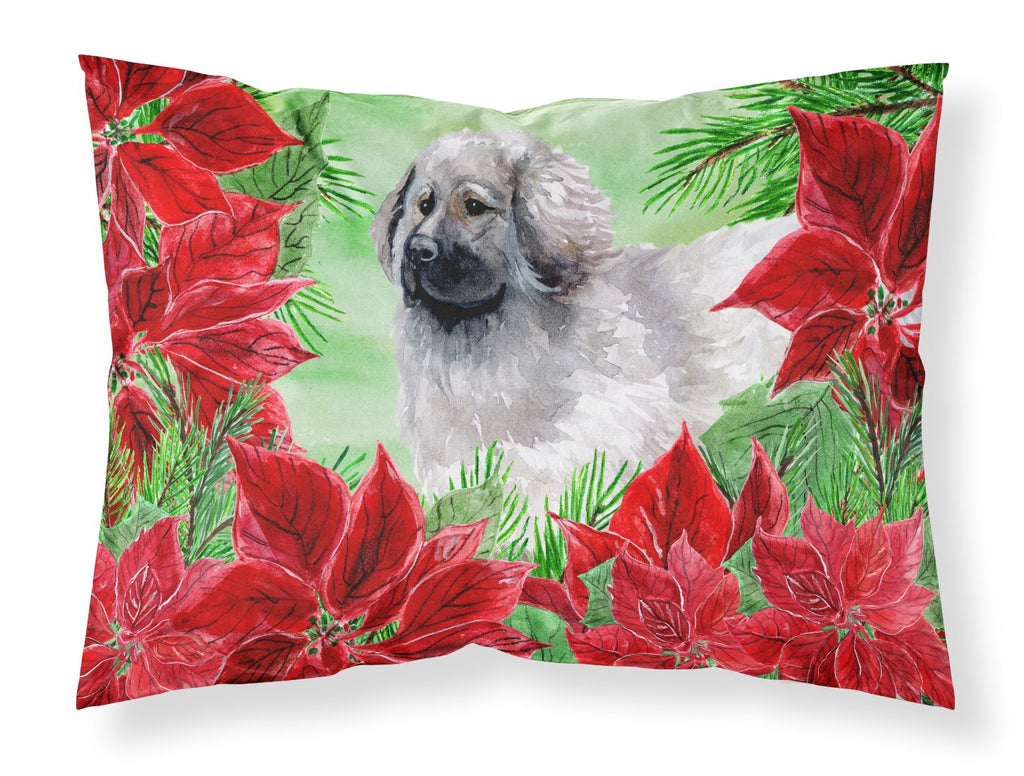 Moscow Watchdog Poinsettas Standard Pillowcase Lightweight Super Soft Easy Care Decorative Artwork Pillowcase, Standard