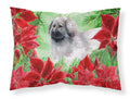 Moscow Watchdog Poinsettas Standard Pillowcase Lightweight Super Soft Easy Care Decorative Artwork Pillowcase, Standard