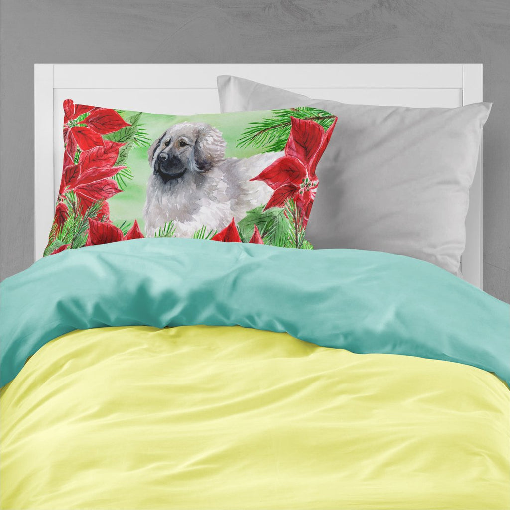 Moscow Watchdog Poinsettas Standard Pillowcase Lightweight Super Soft Easy Care Decorative Artwork Pillowcase, Standard