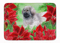 Moscow Watchdog Poinsettas Memory Foam Kitchen Mat Machine Washable Anti-Fatigue Cushion Comfort Bath or Kitchen Rug