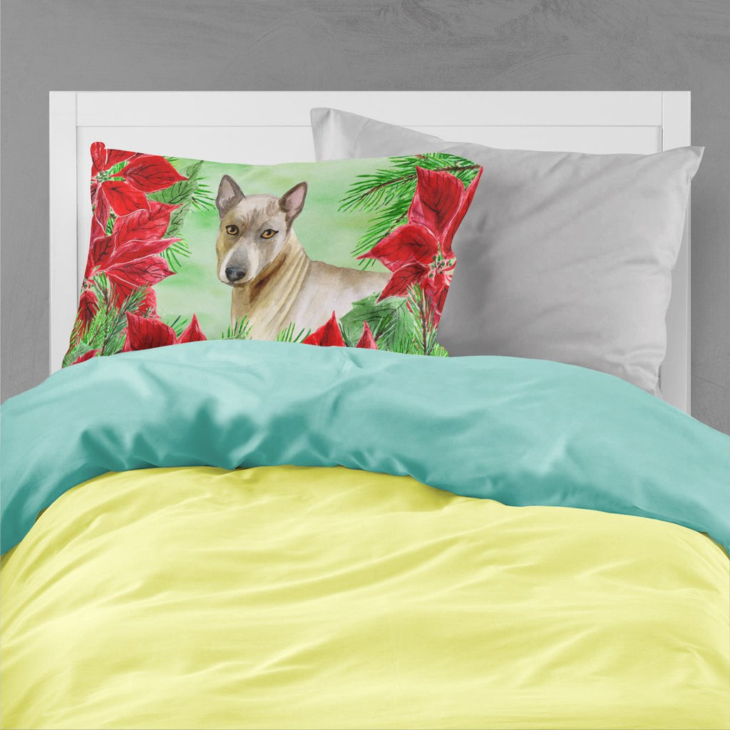 Thai Ridgeback Poinsettas Standard Pillowcase Lightweight Super Soft Easy Care Decorative Artwork Pillowcase, Standard