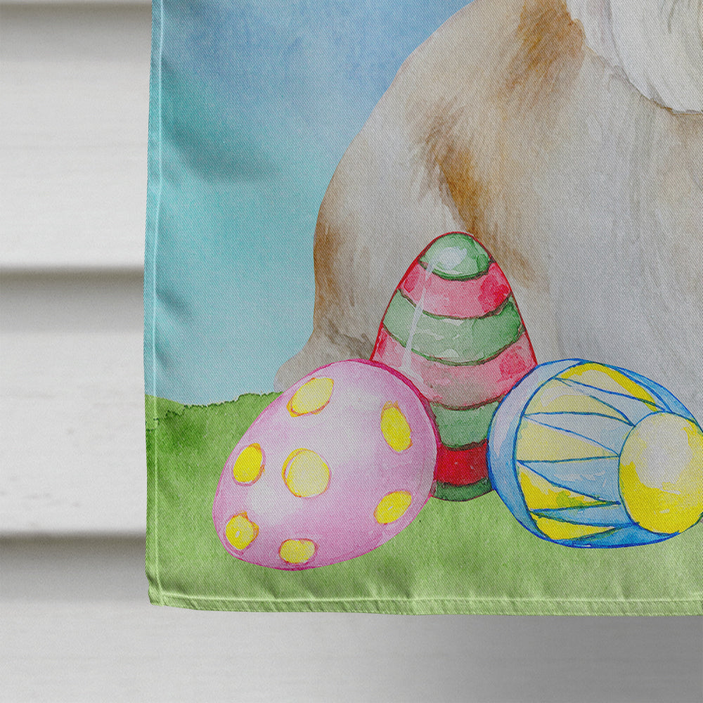 Dandie Dinmont Easter Bunny House Flag 28x40 Porch Sleeve Pole Decorative Outside Yard Banner Artwork Wall Hanging, Polyester