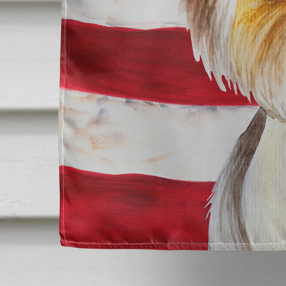 Yorkie Yorkshier Terrier Patriotic House Flag 28x40 Porch Sleeve Pole Decorative Outside Yard Banner Artwork Wall Hanging, Polyester