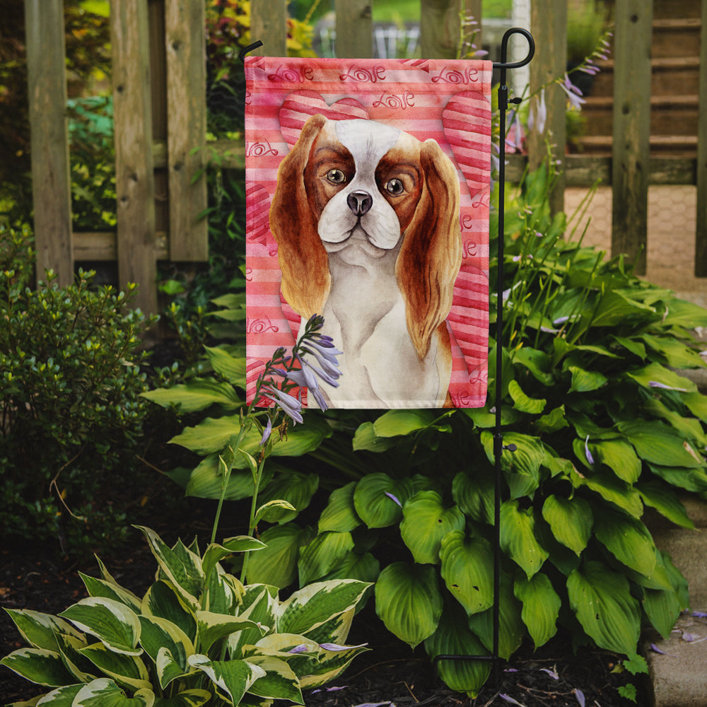 Cavalier Spaniel Love Garden Flag Mailbox Decorative Yard Banner Outside Patio Artwork for Flower Beds, Garden Size, Multicolor