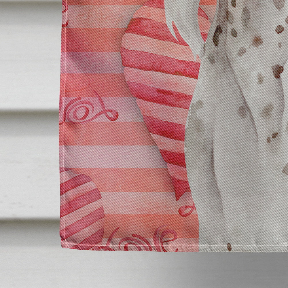 Chinese Crested Love House Flag 28x40 Porch Sleeve Pole Decorative Outside Yard Banner Artwork Wall Hanging, Polyester