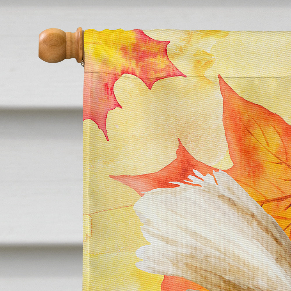 Yorkie Yorkshier Terrier Fall House Flag 28x40 Porch Sleeve Pole Decorative Outside Yard Banner Artwork Wall Hanging, Polyester