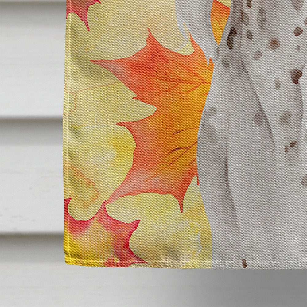 Chinese Crested Fall House Flag 28x40 Porch Sleeve Pole Decorative Outside Yard Banner Artwork Wall Hanging, Polyester