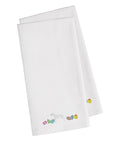 Pit Bull Terrier Easter White Embroidered Towel Set of 2 Decorative Bathroom Guest Hand Towel for Hand, Face, Tea, Dishcloth, 19 X 25, White