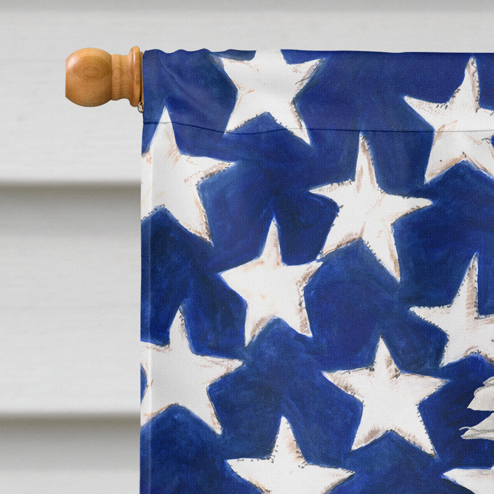 Patriotic USA Shih Tzu House Flag 28x40 Porch Sleeve Pole Decorative Outside Yard Banner Artwork Wall Hanging, Polyester