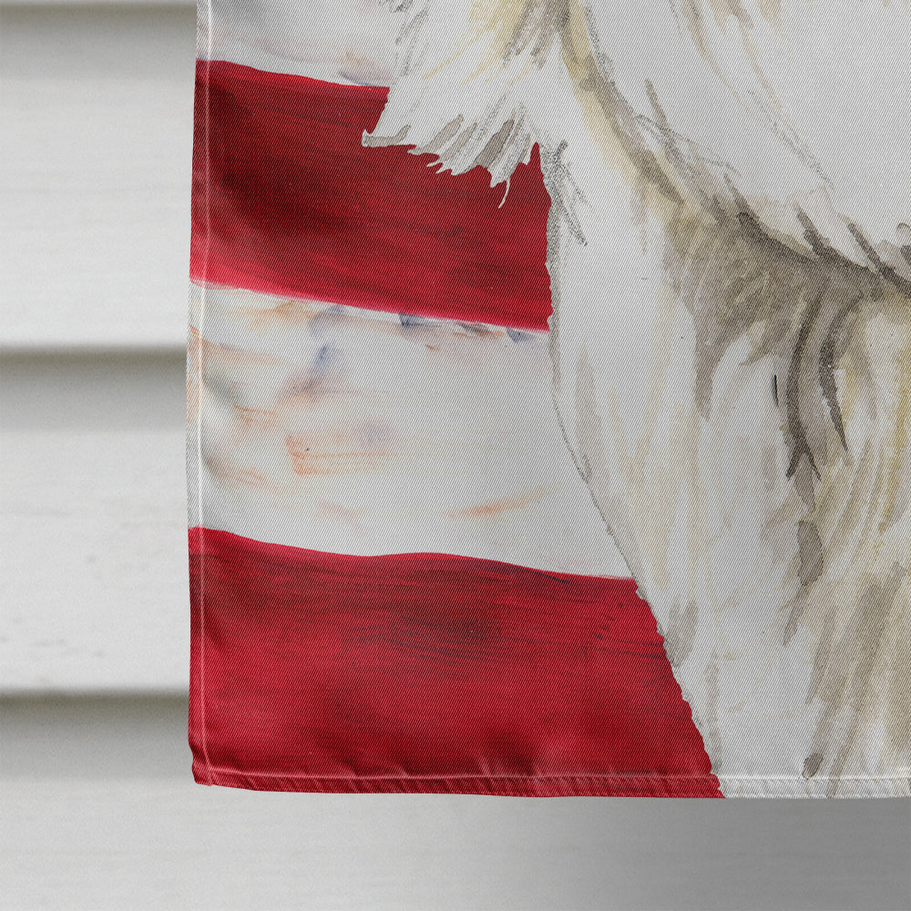 Patriotic USA Maltese House Flag 28x40 Porch Sleeve Pole Decorative Outside Yard Banner Artwork Wall Hanging, Polyester