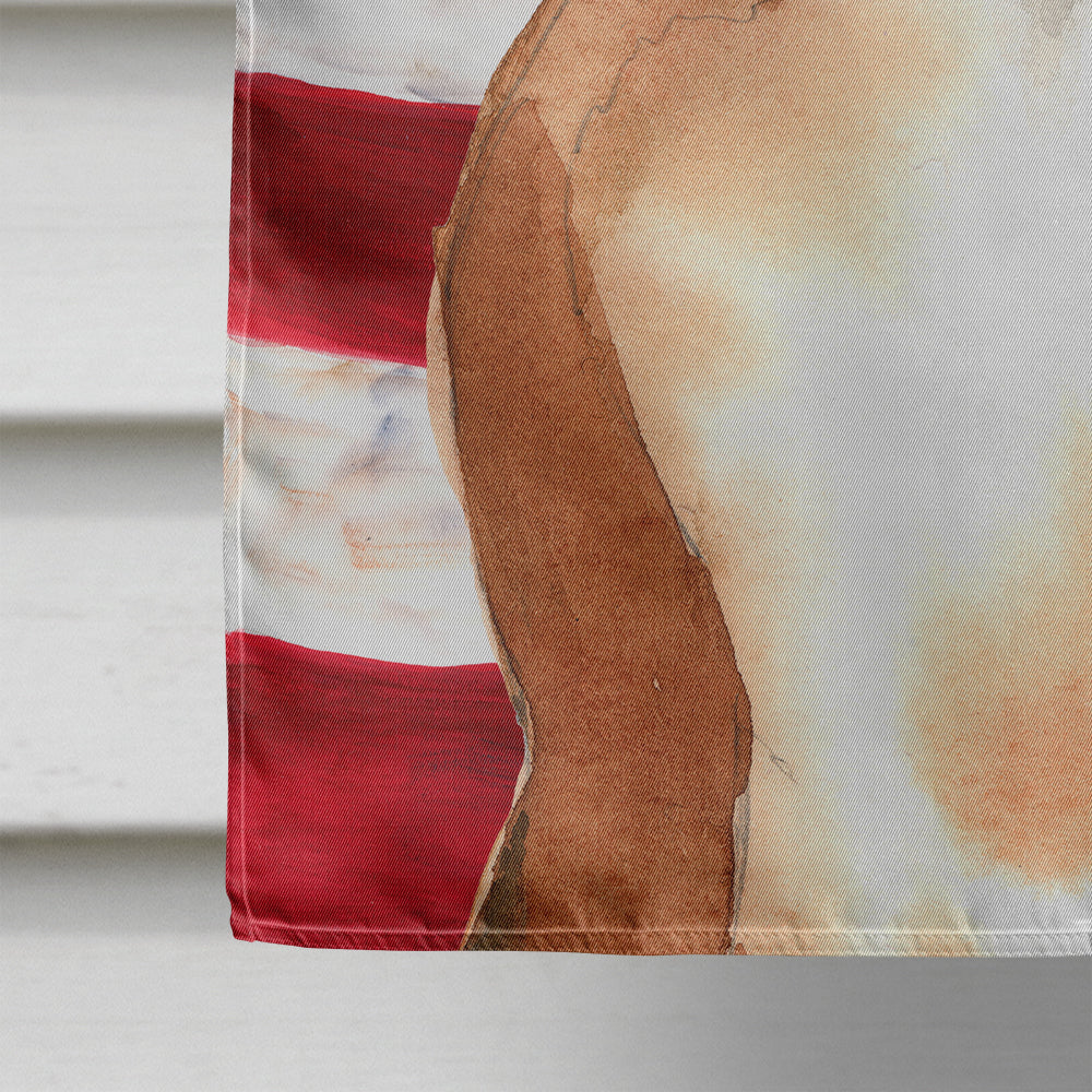 Patriotic USA Boxer House Flag 28x40 Porch Sleeve Pole Decorative Outside Yard Banner Artwork Wall Hanging, Polyester