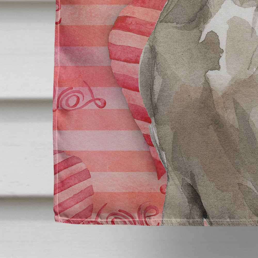Love a Weimaraner House Flag 28x40 Porch Sleeve Pole Decorative Outside Yard Banner Artwork Wall Hanging, Polyester
