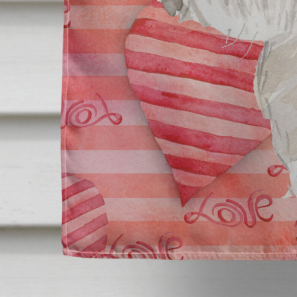 Love a Shih Tzu Puppy House Flag 28x40 Porch Sleeve Pole Decorative Outside Yard Banner Artwork Wall Hanging, Polyester