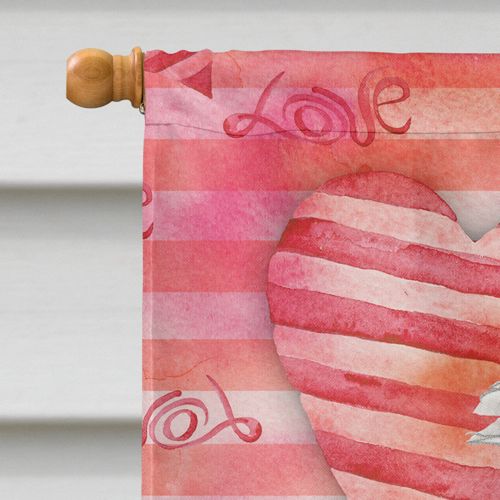 Love a Shih Tzu House Flag 28x40 Porch Sleeve Pole Decorative Outside Yard Banner Artwork Wall Hanging, Polyester