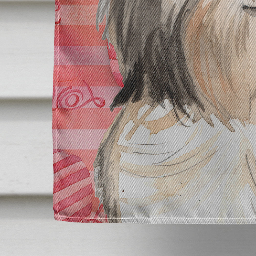 Love a Shih Tzu House Flag 28x40 Porch Sleeve Pole Decorative Outside Yard Banner Artwork Wall Hanging, Polyester
