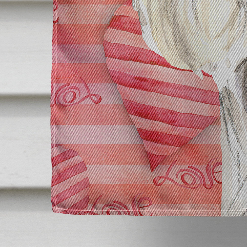 Love a Schnauzer #1 House Flag 28x40 Porch Sleeve Pole Decorative Outside Yard Banner Artwork Wall Hanging, Polyester
