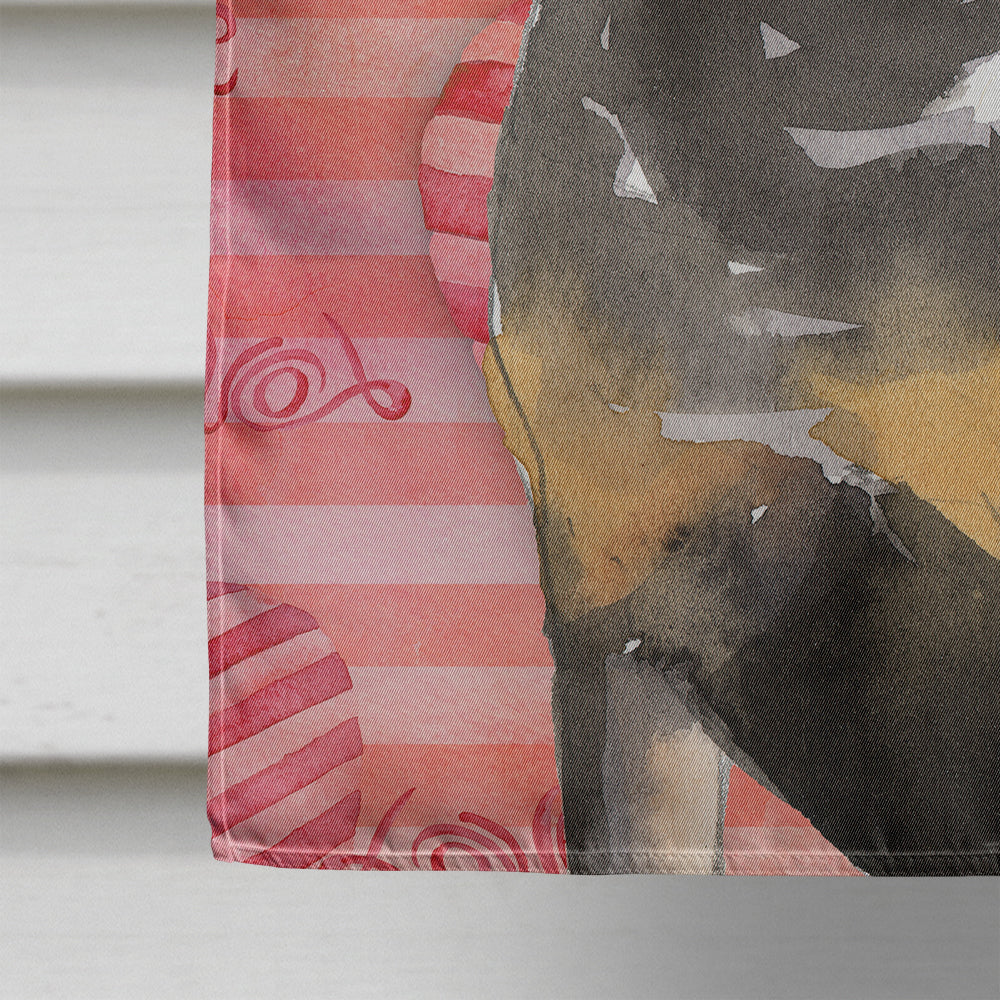 Love a Rottweiler House Flag 28x40 Porch Sleeve Pole Decorative Outside Yard Banner Artwork Wall Hanging, Polyester