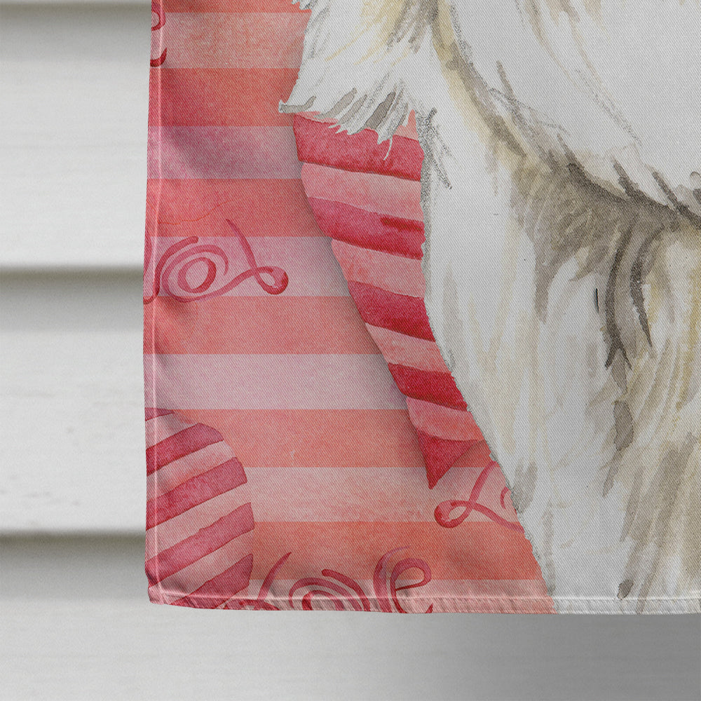 Love a Maltese House Flag 28x40 Porch Sleeve Pole Decorative Outside Yard Banner Artwork Wall Hanging, Polyester