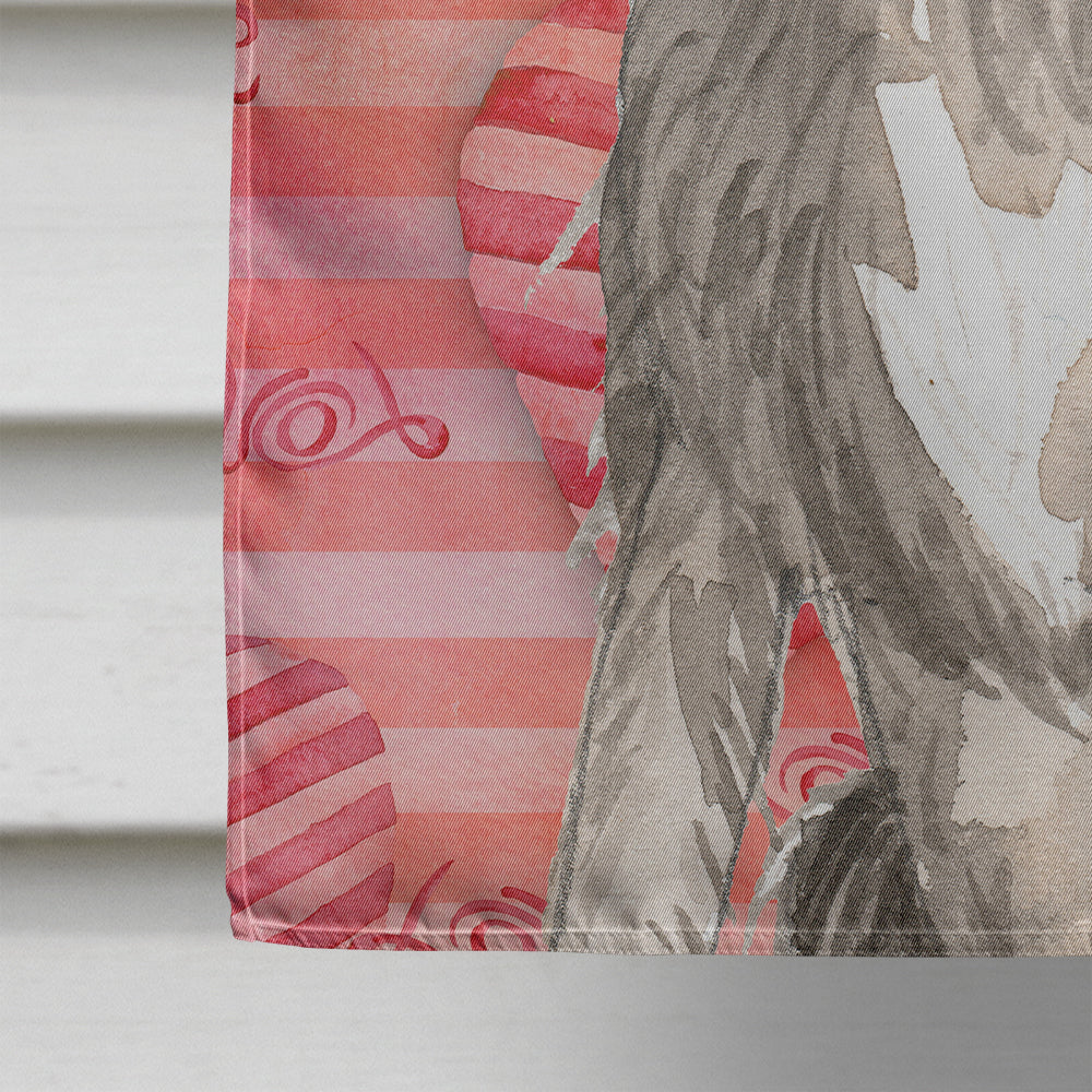Love a Irish Wolfhound House Flag 28x40 Porch Sleeve Pole Decorative Outside Yard Banner Artwork Wall Hanging, Polyester