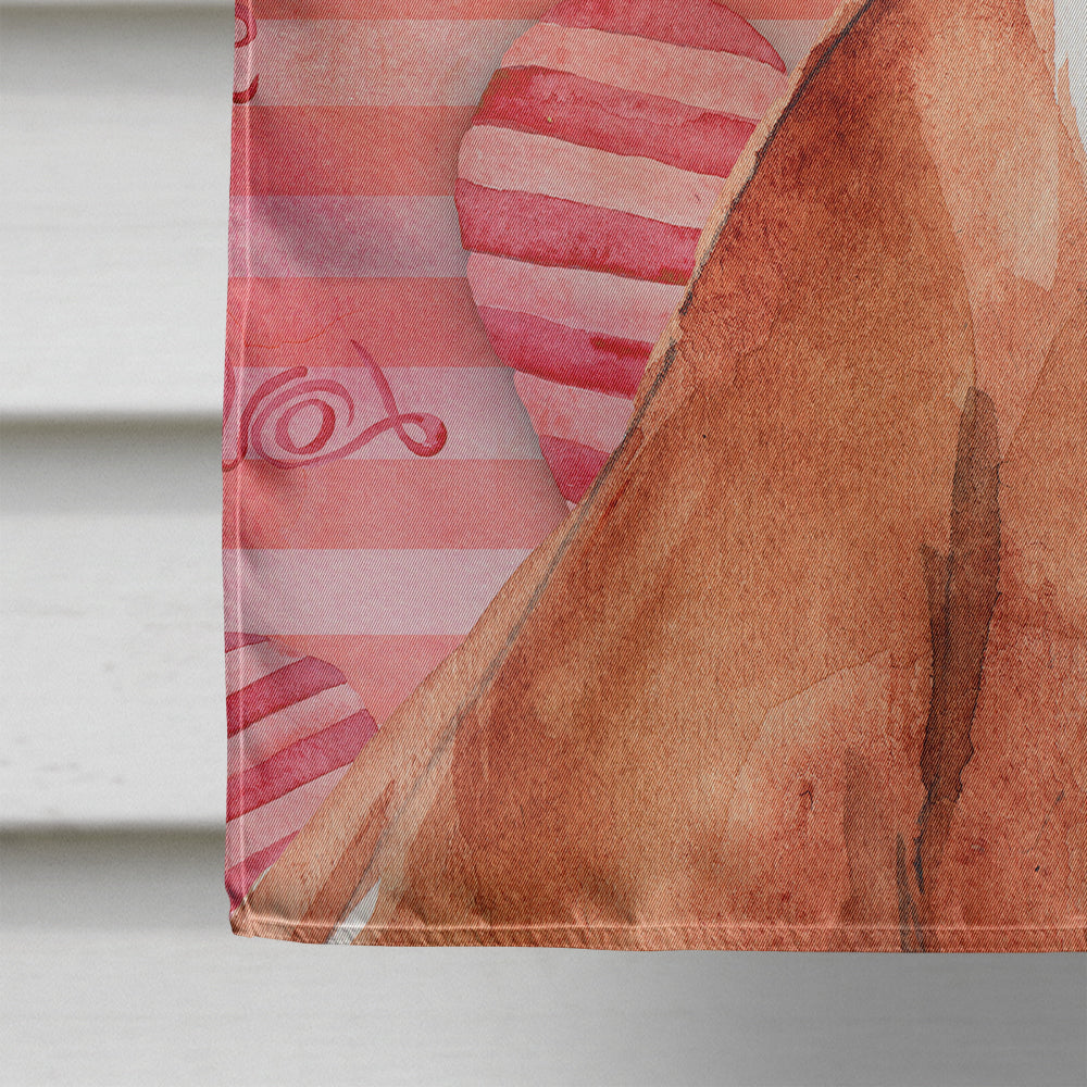 Love a Vizsla House Flag 28x40 Porch Sleeve Pole Decorative Outside Yard Banner Artwork Wall Hanging, Polyester