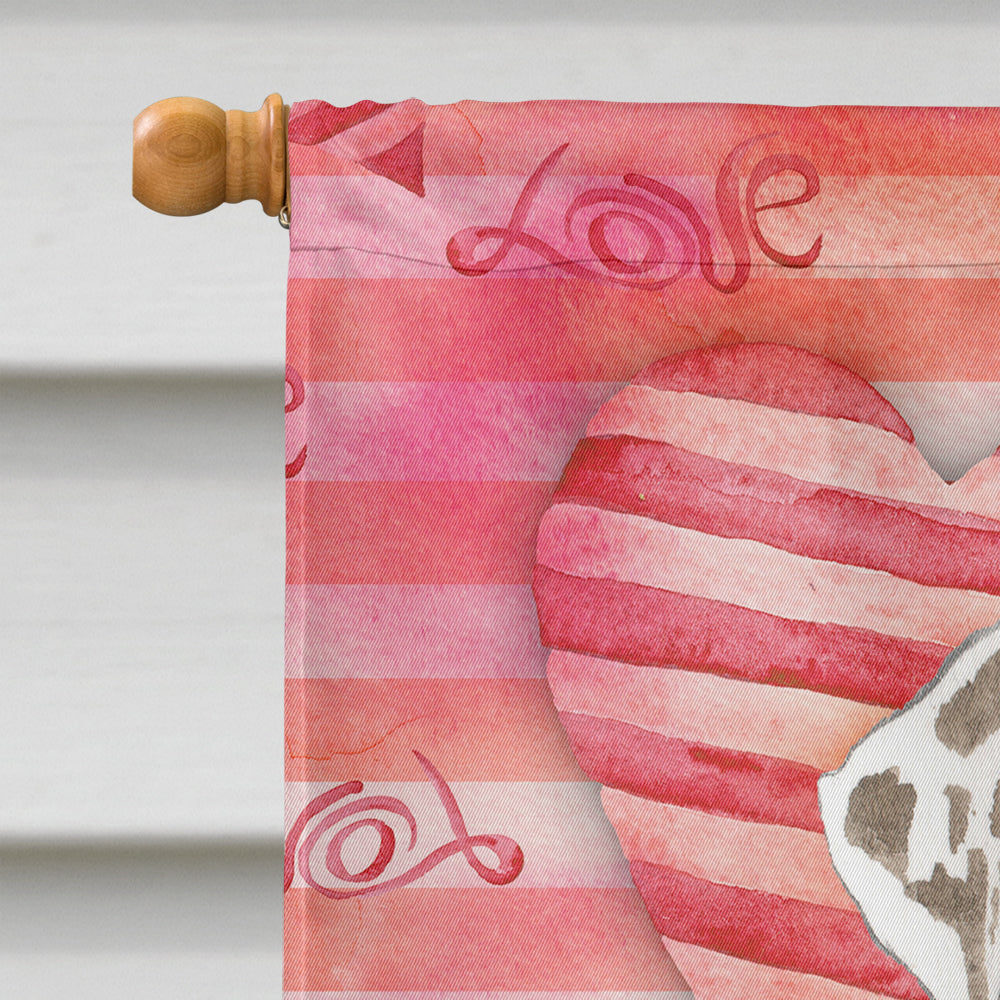 Love a Catahoula Leopard Dog House Flag 28x40 Porch Sleeve Pole Decorative Outside Yard Banner Artwork Wall Hanging, Polyester