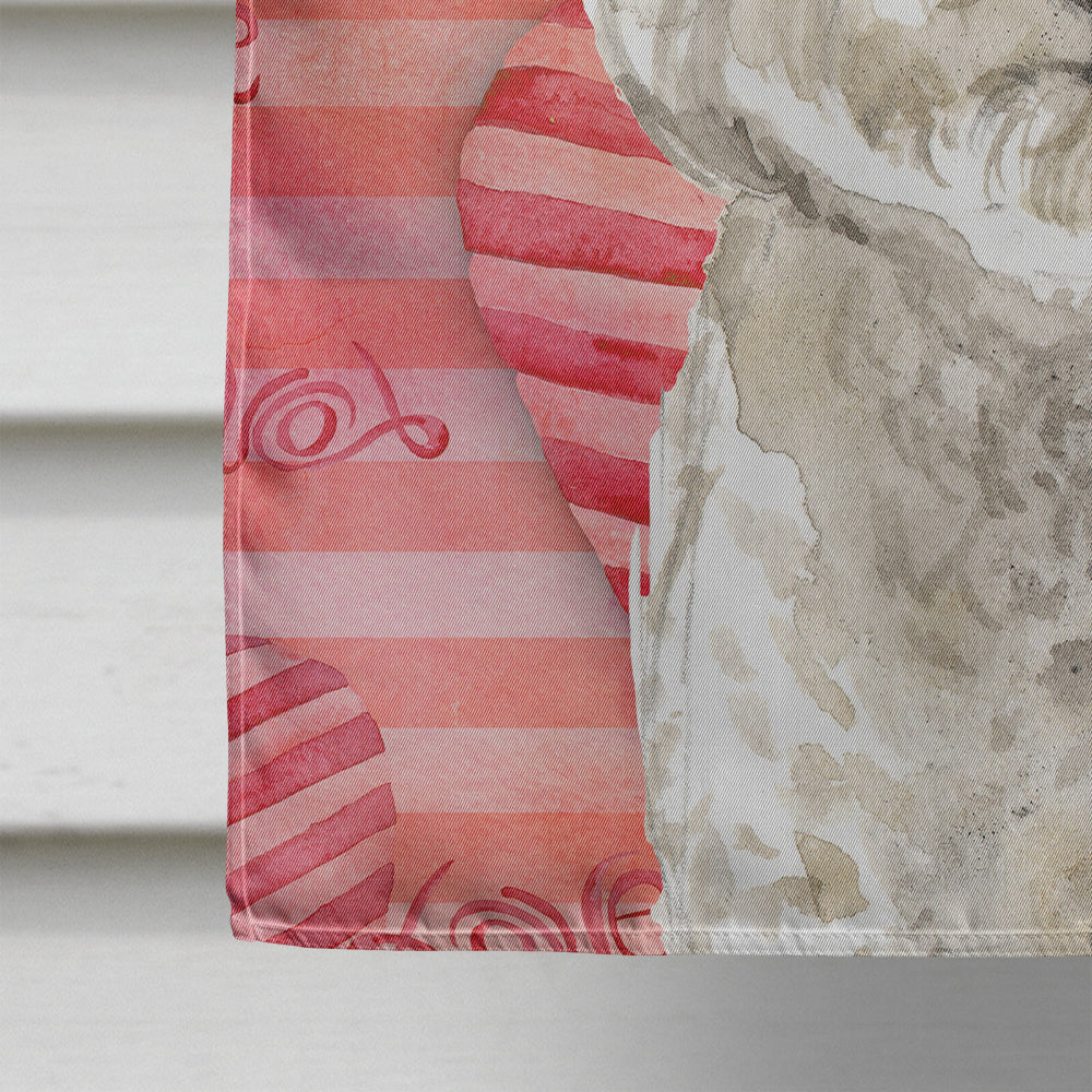 Love a Bichon Frise House Flag 28x40 Porch Sleeve Pole Decorative Outside Yard Banner Artwork Wall Hanging, Polyester