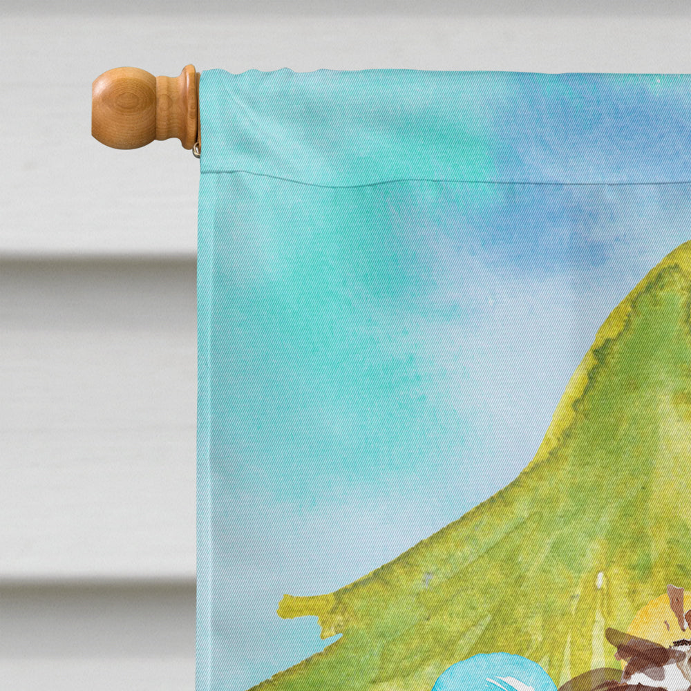 Christmas Tree Labradoodle House Flag 28x40 Porch Sleeve Pole Decorative Outside Yard Banner Artwork Wall Hanging, Polyester
