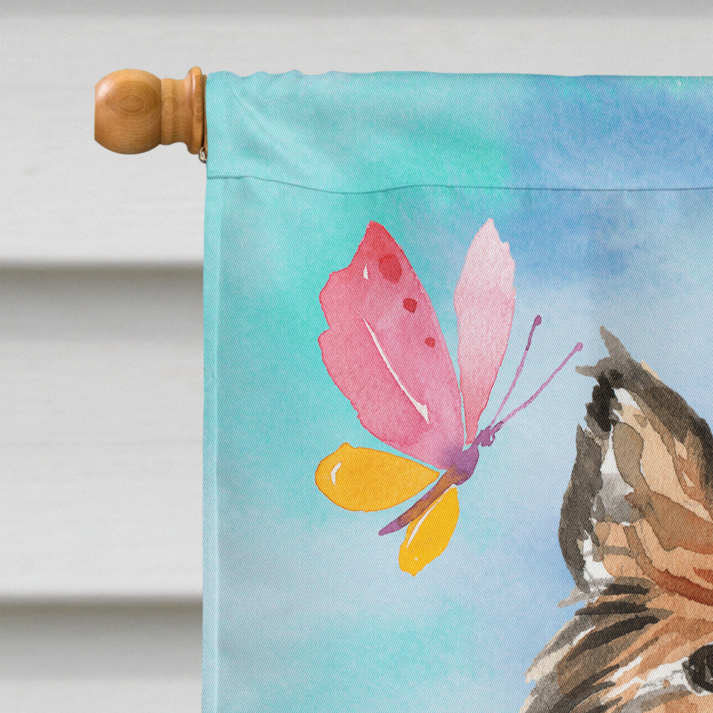 Easter Eggs Sheltie House Flag 28x40 Porch Sleeve Pole Decorative Outside Yard Banner Artwork Wall Hanging, Polyester