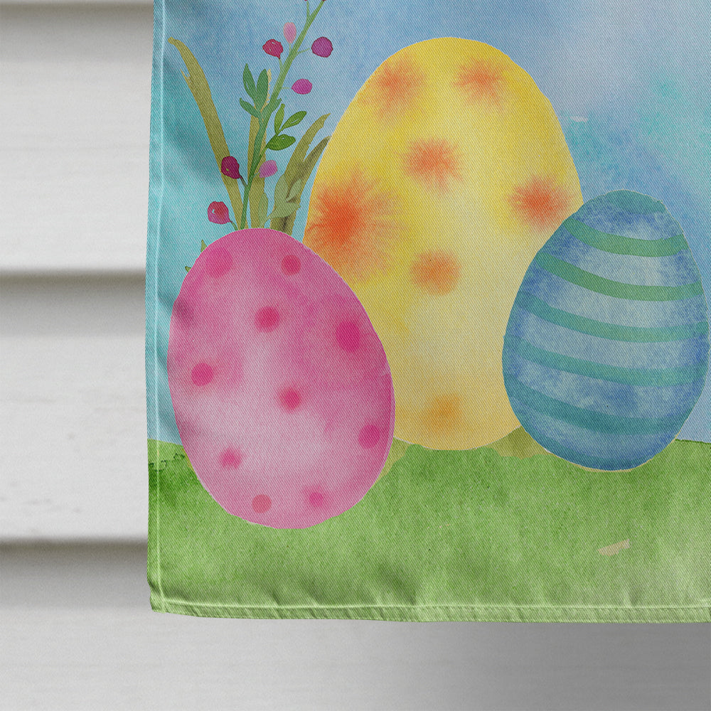 Easter Eggs Schnauzer #1 House Flag 28x40 Porch Sleeve Pole Decorative Outside Yard Banner Artwork Wall Hanging, Polyester
