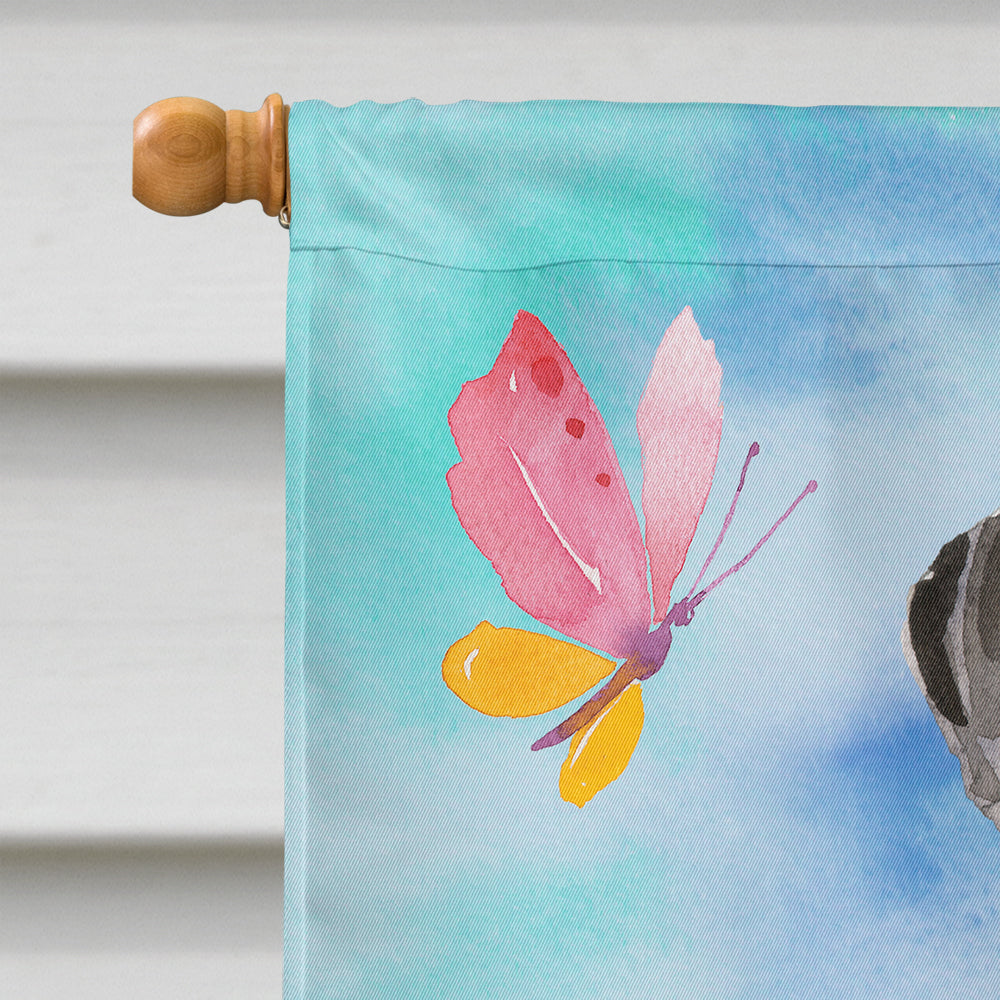 Easter Eggs Rottweiler House Flag 28x40 Porch Sleeve Pole Decorative Outside Yard Banner Artwork Wall Hanging, Polyester
