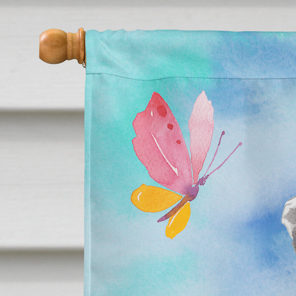 Easter Eggs Schnauzer #2 House Flag 28x40 Porch Sleeve Pole Decorative Outside Yard Banner Artwork Wall Hanging, Polyester