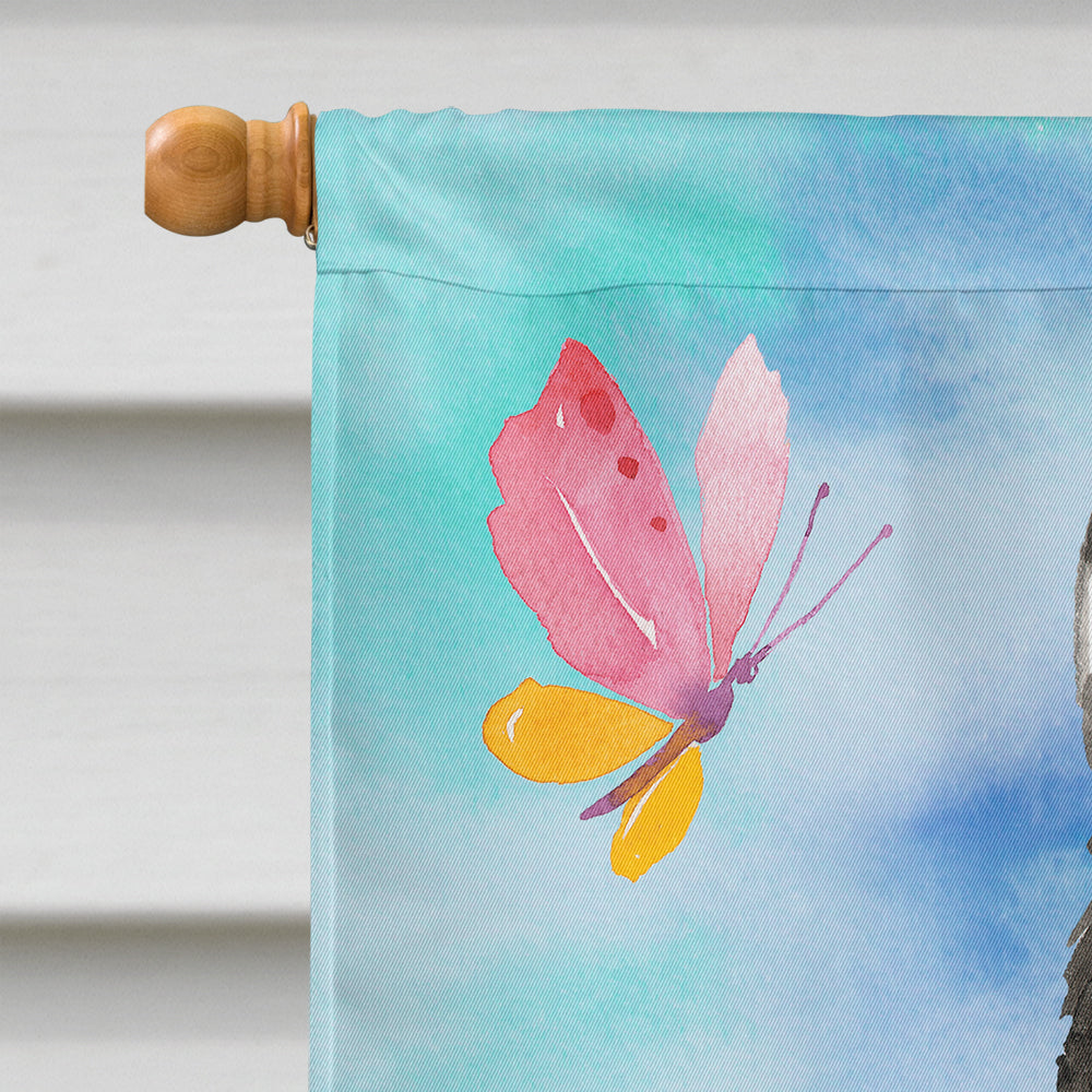 Easter Eggs Alaskan Malamute House Flag 28x40 Porch Sleeve Pole Decorative Outside Yard Banner Artwork Wall Hanging, Polyester
