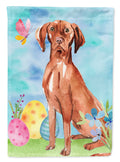 Easter Eggs Vizsla House Flag 28x40 Porch Sleeve Pole Decorative Outside Yard Banner Artwork Wall Hanging, Polyester