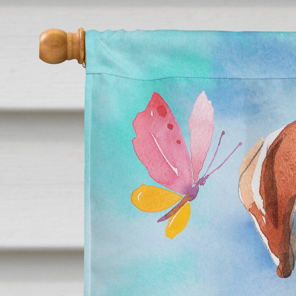 Easter Eggs Vizsla House Flag 28x40 Porch Sleeve Pole Decorative Outside Yard Banner Artwork Wall Hanging, Polyester