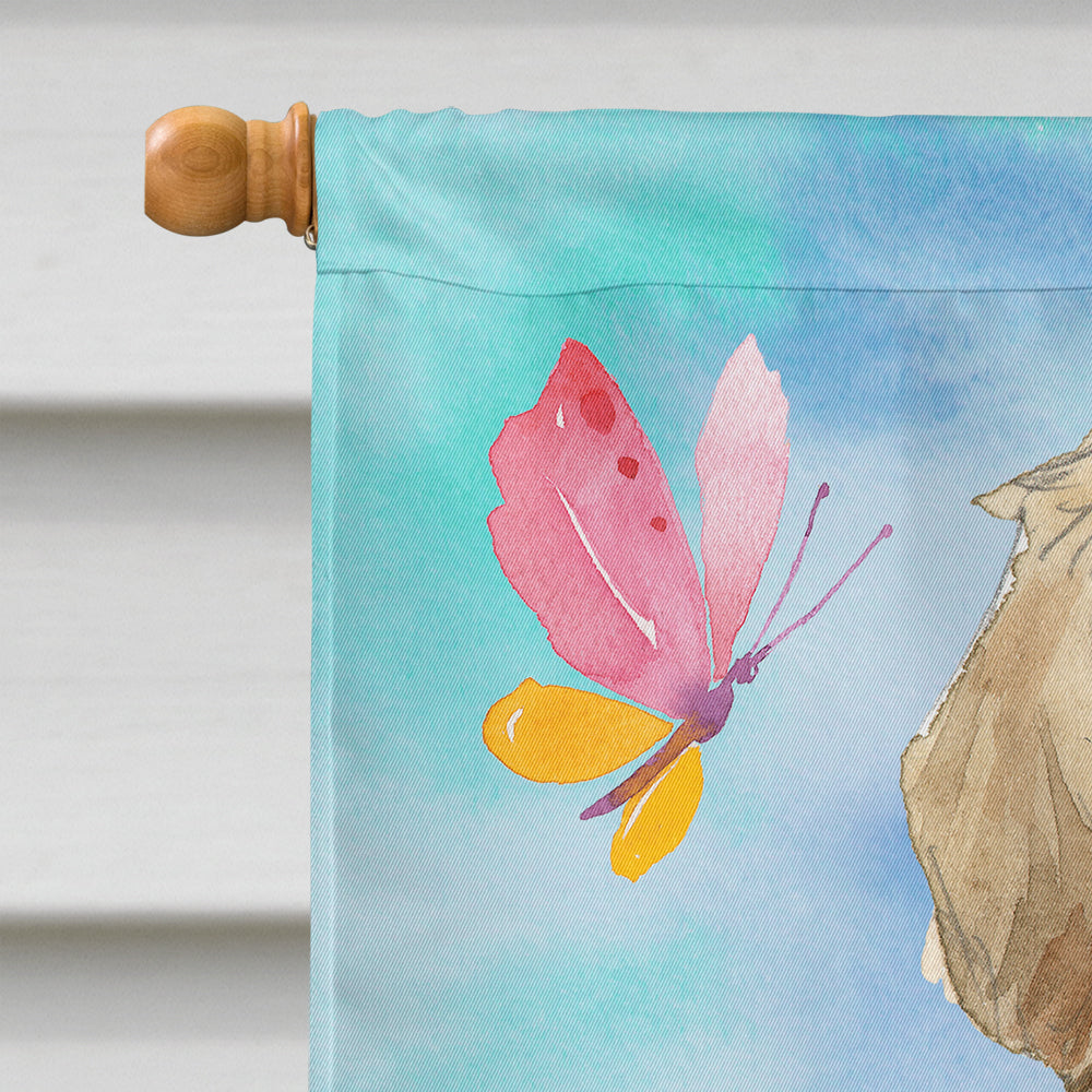 Easter Eggs Golden Retriever House Flag 28x40 Porch Sleeve Pole Decorative Outside Yard Banner Artwork Wall Hanging, Polyester