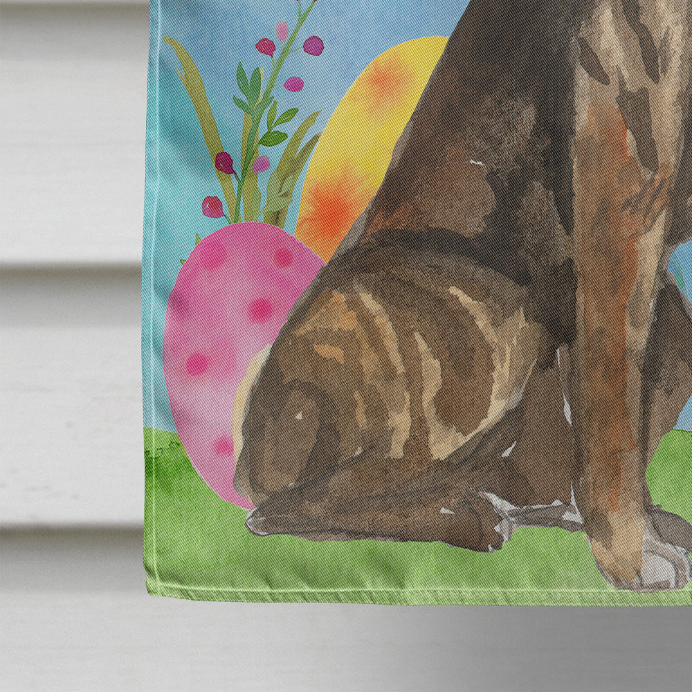 Easter Eggs Catahoula Leopard Dog House Flag 28x40 Porch Sleeve Pole Decorative Outside Yard Banner Artwork Wall Hanging, Polyester