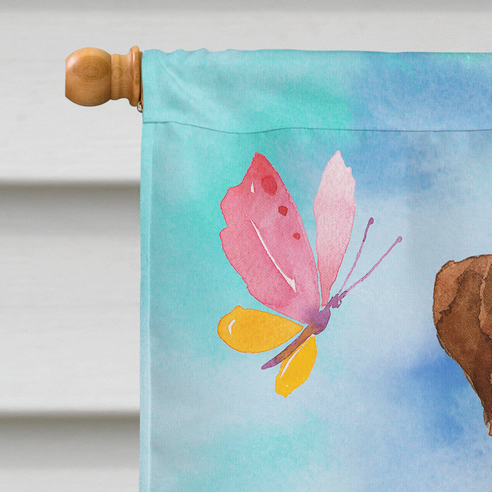 Easter Eggs Boxer House Flag 28x40 Porch Sleeve Pole Decorative Outside Yard Banner Artwork Wall Hanging, Polyester