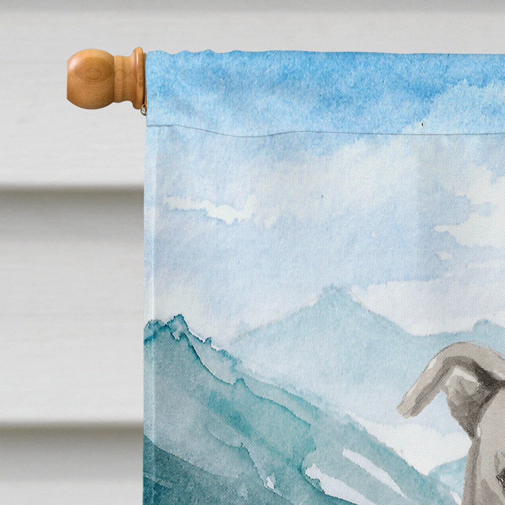 Mountian Flowers Staffordshire Bull Terrier House Flag 28x40 Porch Sleeve Pole Decorative Outside Yard Banner Artwork Wall Hanging, Polyester
