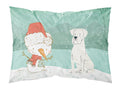 White Boxer and Snowman Christmas Standard Pillowcase Lightweight Super Soft Easy Care Decorative Artwork Pillowcase, Standard