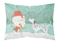 Dalmatian and Snowman Christmas Standard Pillowcase Lightweight Super Soft Easy Care Decorative Artwork Pillowcase, Standard