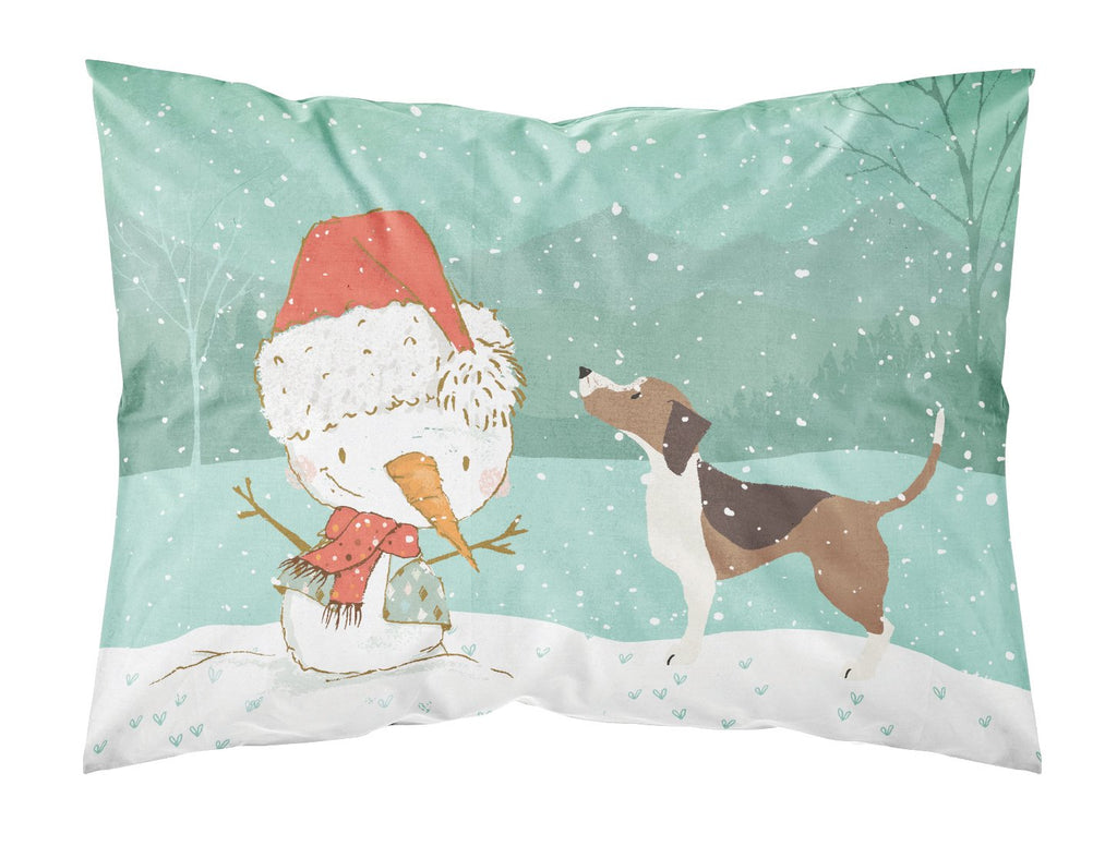 Beagle Snowman Christmas Standard Pillowcase Lightweight Super Soft Easy Care Decorative Artwork Pillowcase, Standard