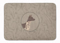 American Hairless Terrier In the Kitchen Memory Foam Kitchen Mat Machine Washable Anti-Fatigue Cushion Comfort Bath or Kitchen Rug