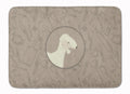 Bedlington Terrier In the Kitchen Memory Foam Kitchen Mat Machine Washable Anti-Fatigue Cushion Comfort Bath or Kitchen Rug